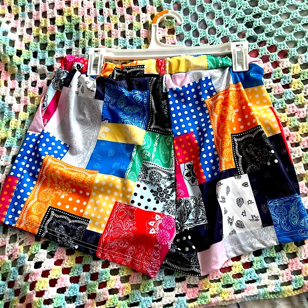 Colorful Bandanna Shorts